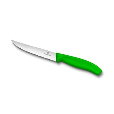 Imagem de Faca Victorinox Swiss Classic - Lâmina Serrilhada Extremamente Afiada - 12 cm - Verde - 6.7936.12L4