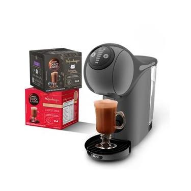 Imagem de Kit Cafeteira Dolce Gusto Genio S Basic Grafite + Bebidas Kopenhagen