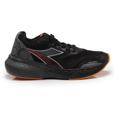 Imagem de Tênis Diadora Masculino Vulcano II Preto 44 PRETO/CHUMBO/LARANJA Diadora-Masculino
