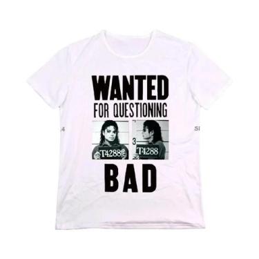 Imagem de Camiseta Feminina plus Size De Algodão Com Design De Michael Jackson, 