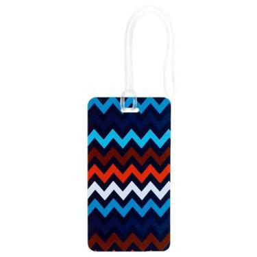 Imagem de Identificador de Bagagem Colorido - Chevron - Sestini, Colorido