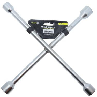 Imagem de Chave De Roda Cruz 17 X 19 X 21 X 23 Mm Aço Carbono Tradestar