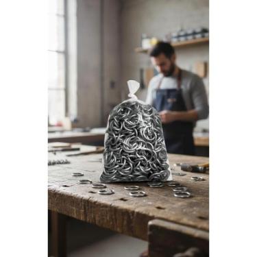 Imagem de 1kg Grampo C Tapeçaria 23mm: Fixação Rápida e Segura - Congratulations