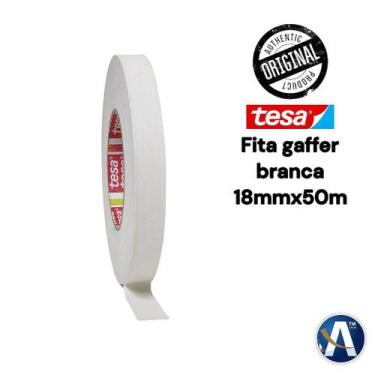Imagem de Fita Tecido Gaffer Tape Original Tesa 18mm x 50m Cor Branca - tesa