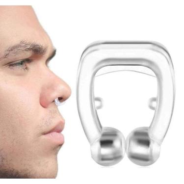 Imagem de Aparelho Magnético Nasal Anti-Ronco Design que se Ajusta ao seu Nariz 