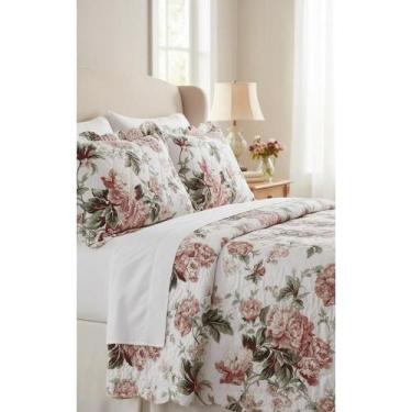 Imagem de Kit Colcha Queen Bouti 3 Peças Estampada 230x250cm - Congratulations S