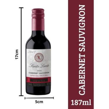 Imagem de Vinho Mini Chileno Santa Loreto Cabernet Sauvignon 187ml - Congratulat