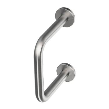 Imagem de Barra de Apoio Fixa em U Docol Benefit 90009749016 25x24 Inox Escovado