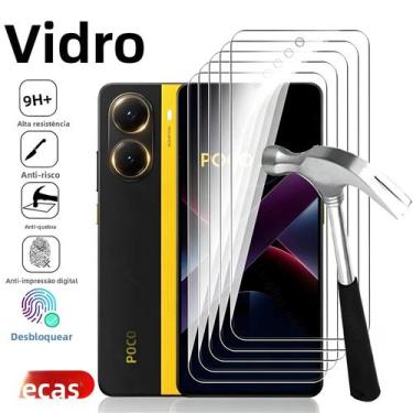 Imagem de Protetor De Tela De Vidro Temperado 9H Para Poco X7 pro 5G, Filme HD, 