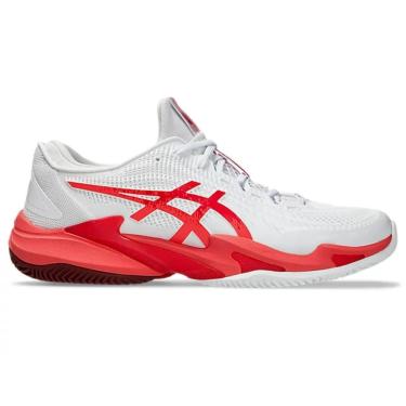 Imagem de Tênis Asics Court Ff 3 Clay Novak Masculino - Branco+Vermelho-Masculino