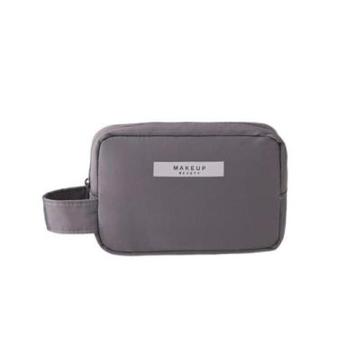 Imagem de Necessaire Feminina Make Impermeavel Viagem Oferta - ALWY, Cinza