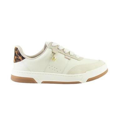 Imagem de Tênis Feminino Dakota Conforto Básico Lançamento Moda D1031, 36, Creme