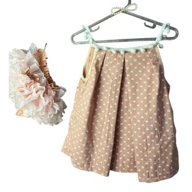 Imagem de Conjunto Bunda Rica Bebê Menina com Babados Luxo - Baby Luxo, Kit 5
