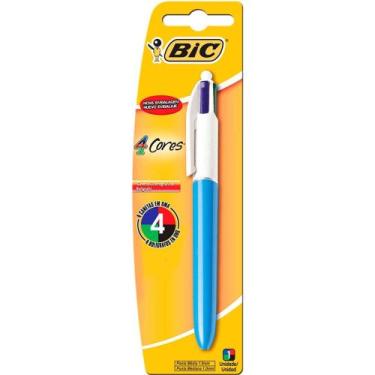 Imagem de Caneta Esferográfica Retrátil 04 Cores Clássica Bic