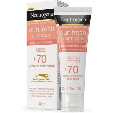 Imagem de Protetor Solar Facial Neutrogena Sun Fresh Derm Care Dry Skin Sem Cor 