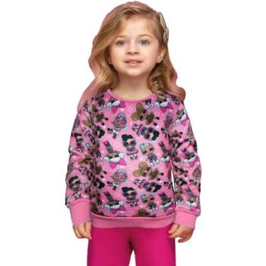 Imagem de Blusa Moletom Infantil Menina Inverno Personagens Licenciado - anjo da