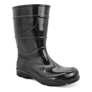 Imagem de Bota Galocha Pvc Limpeza Faxina Antiderrapante Cano Medio - Innpro, Pr