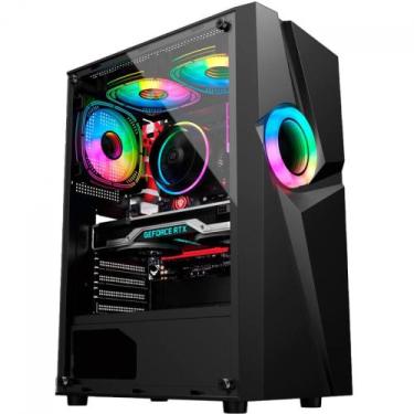 Imagem de Gabinete Kalkan Muspel Atx Mid Tower Lateral De Vidro Temperado Usb 3.