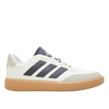 Imagem de Tênis Adidas Casual Masculino Courtblock Branco, 39, Branco