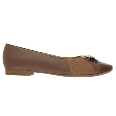 Imagem de Sapatilha Feminina Joanete Usaflex AG4003002 Camel, 36, Camel