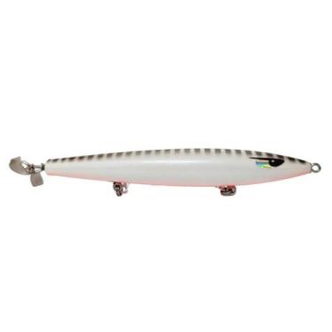 Imagem de Isca artificial dojô charutão 177 17,7cm 42g ( superfície), Zebra