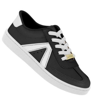 Imagem de Tenis Infantil Molekinha 2574.106 Meninas, Preto, 31