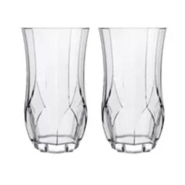 Imagem de Kit 2 Copos Ópera Long Drink Vidro Suco Água 360ml - Nadir