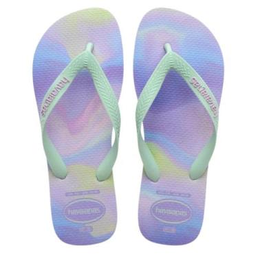 Imagem de Chinelo Havaianas Kids Top Fashion, 23/24, Roxo fantasy