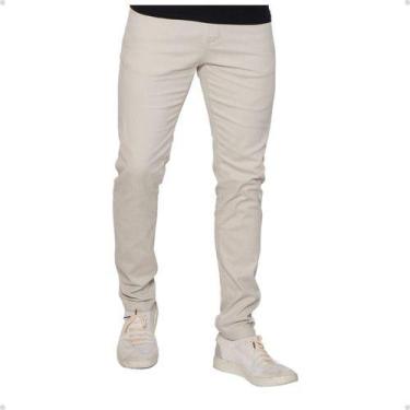 Imagem de Calça Slim Alfaiataria Masculina Esporte Fino Bolso Embutido - AZ04 JE