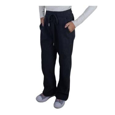 Imagem de Calça Infantil Menina Pixe Love Peluciada Cinza - 850013, 12, Cinza
