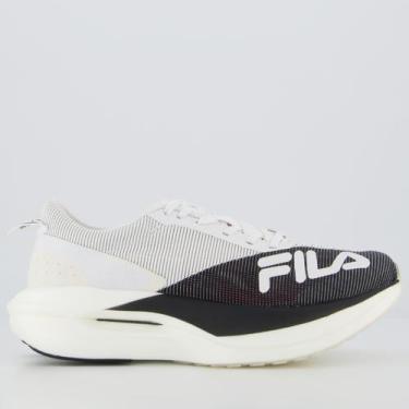Imagem de Tênis Fila Racer Carbon 3 Feminino Branco e Preto, 35
