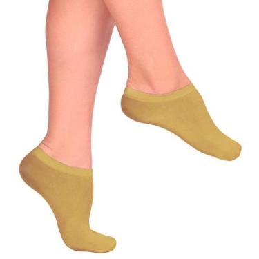 Imagem de Meia Soquete Fina Só Dança Infantil 26 AO 33, Único, Bege