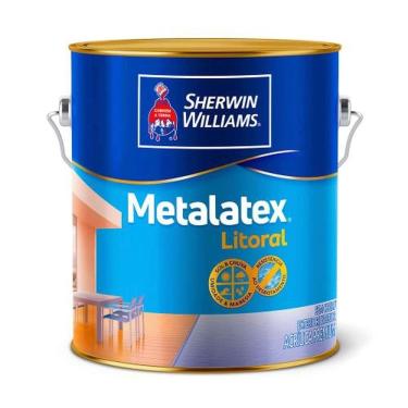 Imagem de Tinta Color Metalatex Litoral Base W Gl para Acabamento Resistente em Áreas Litorâneas Sherwin Williams