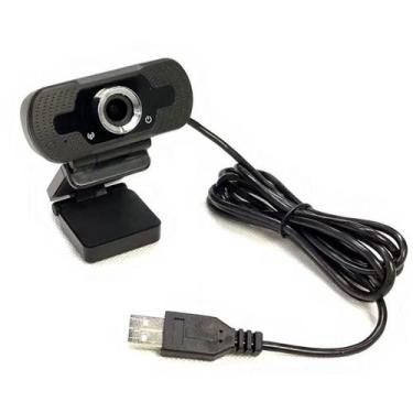Imagem de Webcam Para Computador Full Hd 360 Usb Com Microfone Profissional 1080