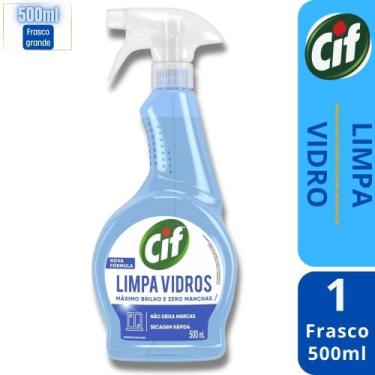 Imagem de Cif Limpa-Vidro Líquido Ultra Rápido Frasco 500Ml Borrifador 500 Ml