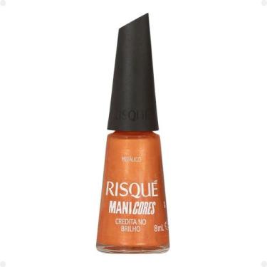 Imagem de Esmalte Metálico Risqué ManiCores Credita no Brilho 8ml - RISQUE