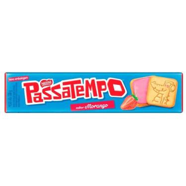 Imagem de Biscoito Passatempo Sabor Morango Nestlé 130g