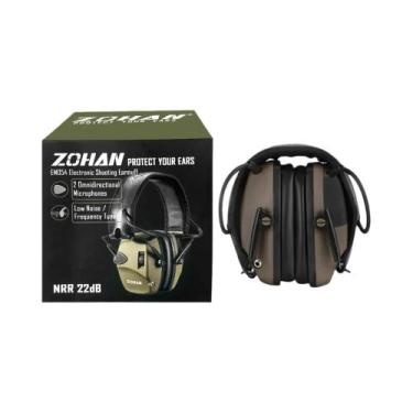 Imagem de Protetores Auriculares Eletrônicos ZOHAN Para Caça, Redução De Ruído, 