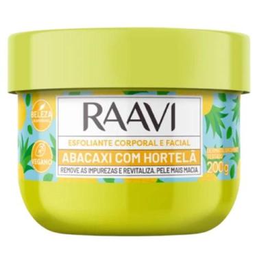 Imagem de Esfoliante Corporal e Facial Raavi 200g - ABACAXI COM HORTELÃ - ABACAX