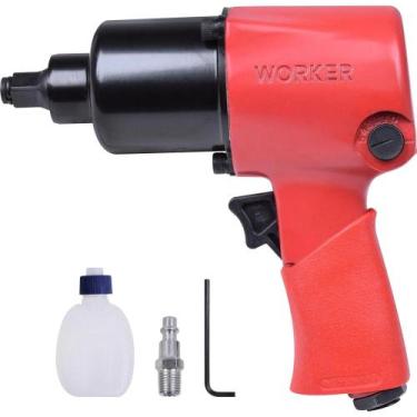Imagem de Chave De Impacto Pneumática 1/2" Worker 310nm, 90 Psi