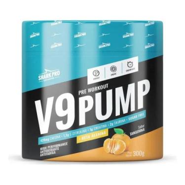 Imagem de V9 Pump Pré Treino Tangerina 300g - Shark Pro - Congratulations Store