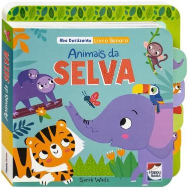 Imagem de Livro - Aba Deslizante - Livro Sonoro: Animais da Selva