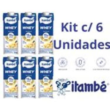 Imagem de Kit 6 unidades Whey 15g 250 ml baunilha - Itambe - Itambé