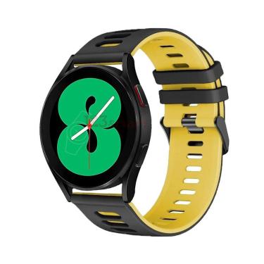 Imagem de Pulseira de Silicone Esportiva para Galaxy Watch 4 - Preto