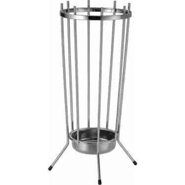 Imagem de Suporte Luxo Organização Porta Guarda Chuvas Em Aço Cromado
