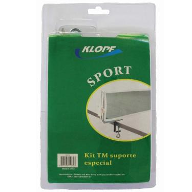 Imagem de Kit Klopf para Tênis de Mesa com Suporte e Rede 35070 -  Verde