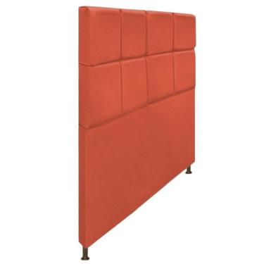 Imagem de Cabeceira Damares 160 Cm Queen Size Botonê Suede Terracota