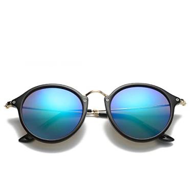 Imagem de Retro Round Sunglasses Women Vintage Designer Female Glasses Luxury Circle Shades Sunglasses UV400,C6,china