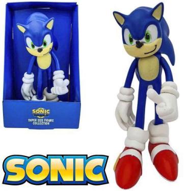 Boneco Sonic Articulado Grande Brinquedo Caixa Original Collection  Lançamento Action Figure 23cm em Promoção na Americanas