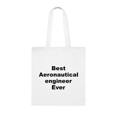 Imagem de Bolsa tote de engenheiro aeronáutico, bolsa de engenharia aeronáutica, presente de engenharia aeronáutica, bolsa de ombro de engenharia aeronáutica, bolsas reutilizáveis de engenharia aeronáutica, ideia de presente de , Branco